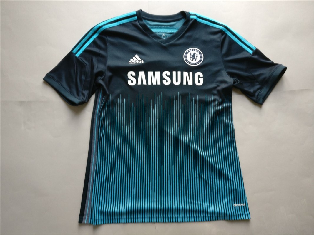 Chelsea F.C. Third 2014/2015 Football Shirt Manufactured By Adidas. The Shirt Is Sponsored By Samsung.