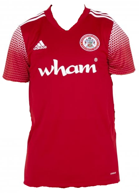 Accrington Stanley Home 2020/2021 Football Shirt Manufactured By Adidas. The Club Plays Football In League One.