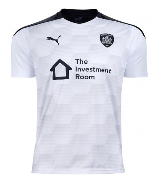 Barnsley Away 2020/2021 Football Shirt Manufactured By Puma. The Club Plays Football In The Championship.