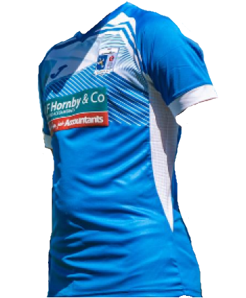 Barrow Home 2020/2021 Football Shirt Manufactured By Joma. The Club Plays Football In England.