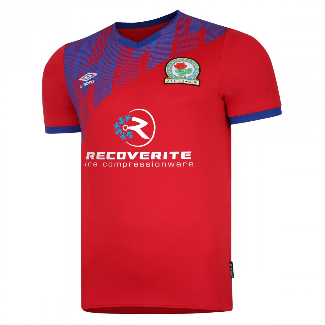 Blackburn Rovers Away 2020/2021 Football Shirt Manufactured By Umbro. The Club Plays Football In The Championship.