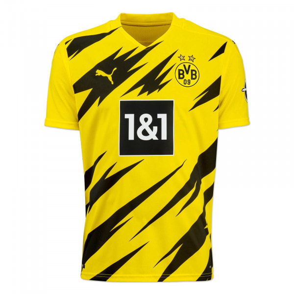 Borussia Dortmund Home 2020/2021 Football Shirt Manufactured By Puma. The Club Plays Football In Germany.