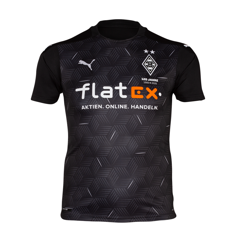 Borussia Mönchengladbach Away 2020/2021 Football Shirt Manufactured By Puma. The Club Plays Football In Germany.