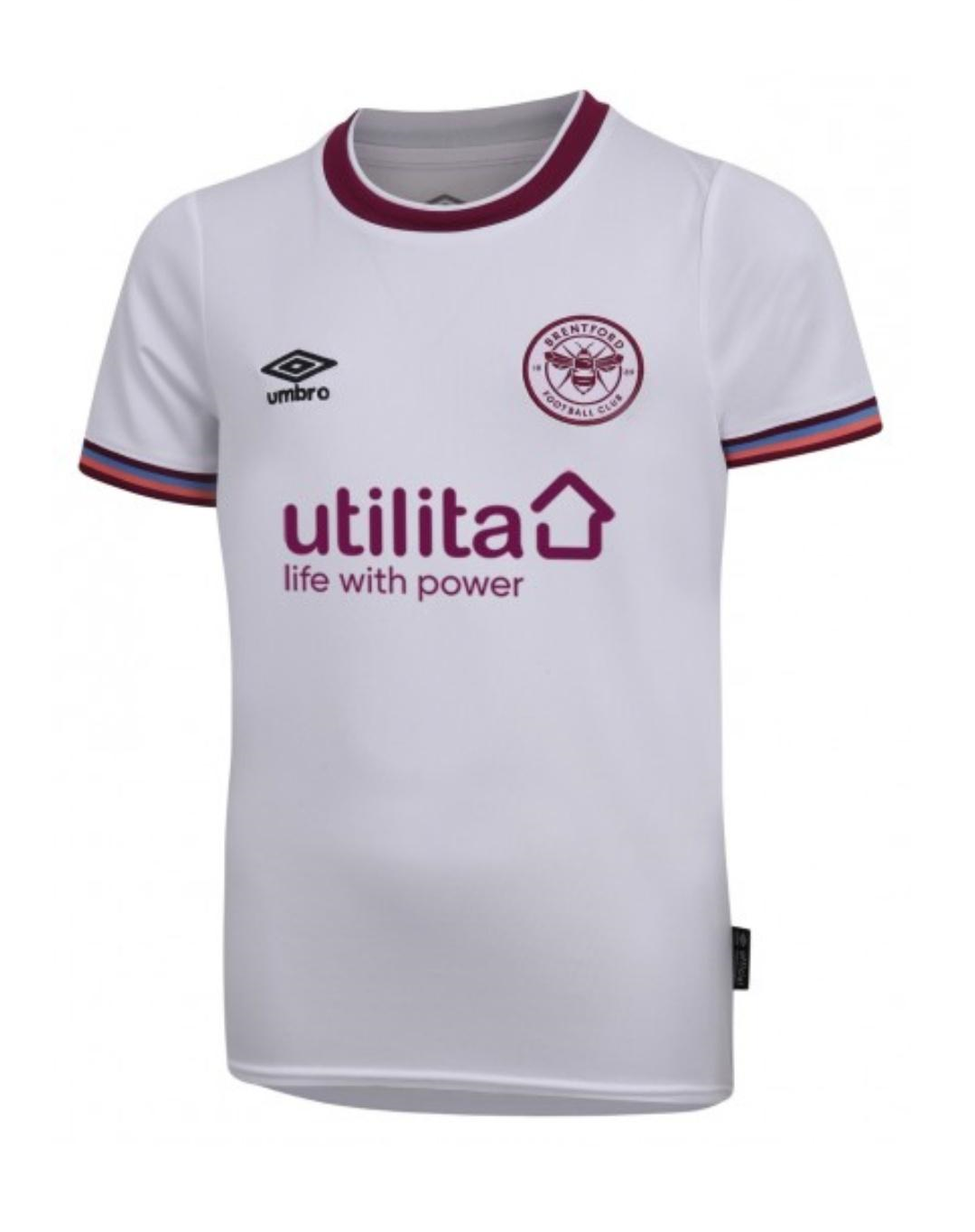 Brentford Third 2020/2021 Football Shirt Manufactured By Umbro. The Club Plays Football In The Championship.