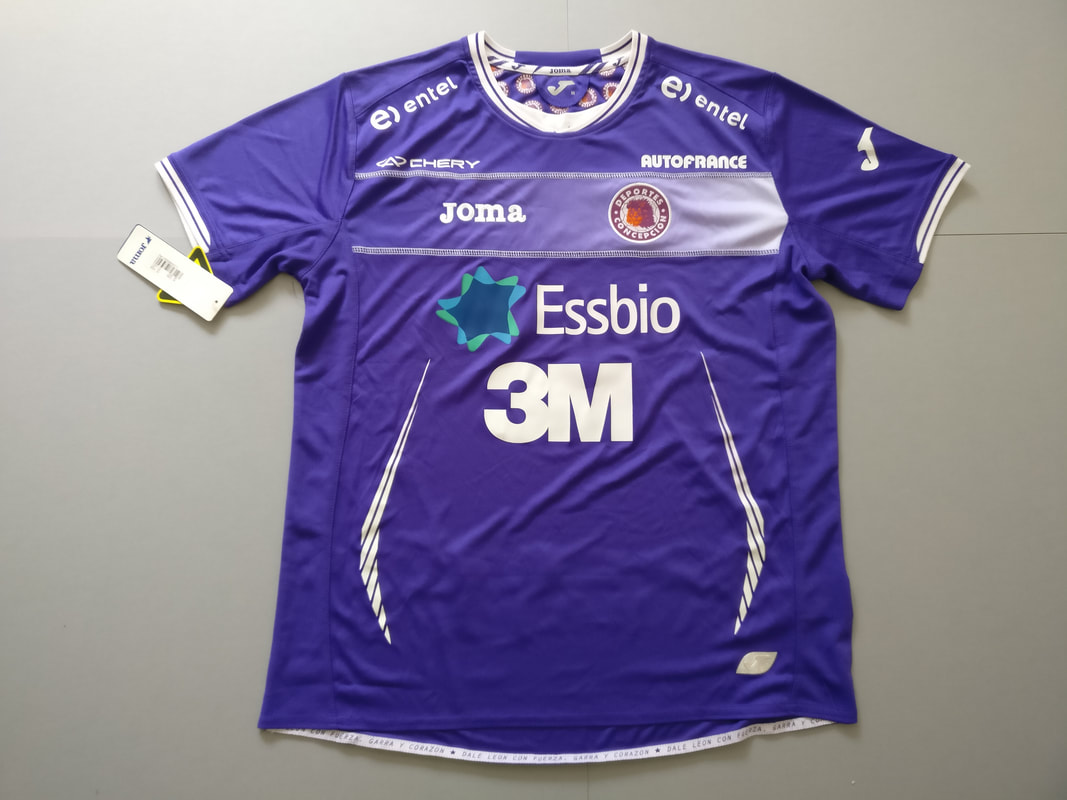 Club Deportes Concepción Home 2011/2012 Football Shirt Manufactured By Joma. The Club Plays Football Chile.