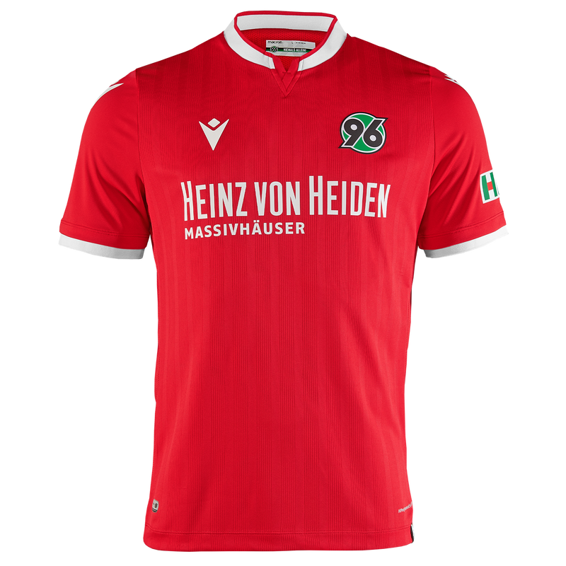 Hannover 96 Home 2020/2021 Football Shirt Manufactured By Macron. The Club Plays Football In Germany.