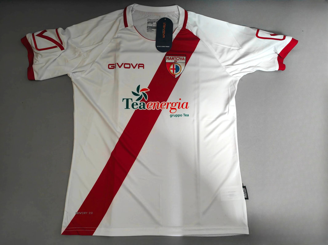 Mantova 1911 Home 2020/2021 Football Shirt Manufactured by Givova. The Club Plays Football In Italy.