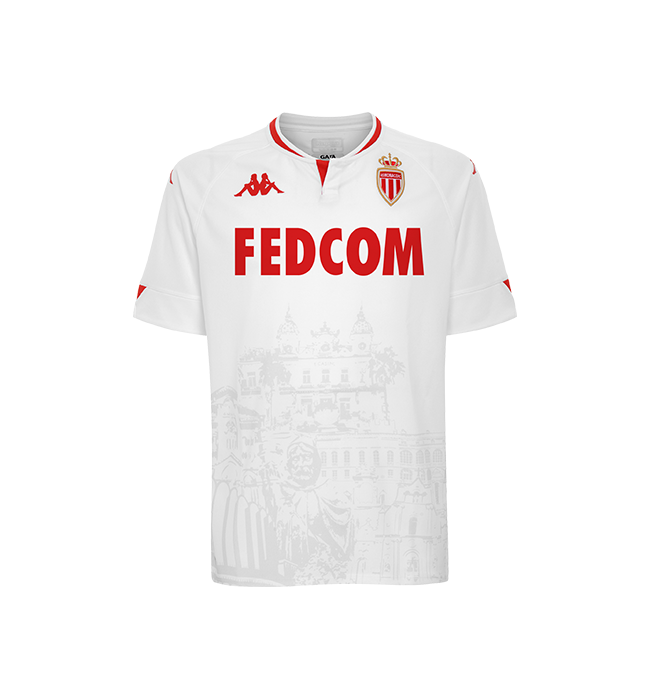 Monaco​​​​​​ Third 2020/2021 Football Shirt Manufactured By Kappa. The Club Plays Football In France.