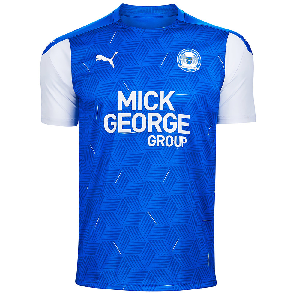 Peterborough United Home 2020/2021 Football Shirt Manufactured By Nike. The Club Plays Football In League One.