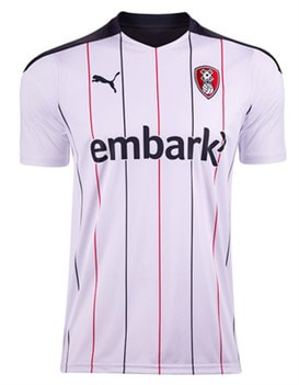 Rotherham United Away 2020/2021 Football Shirt Manufactured By Puma. The Club Plays Football In The Championship.