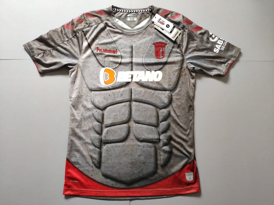 S.C. Braga Third 2019/2020 Football Shirt Manufactured By Hummel. The Club Plays Football In Portugal.