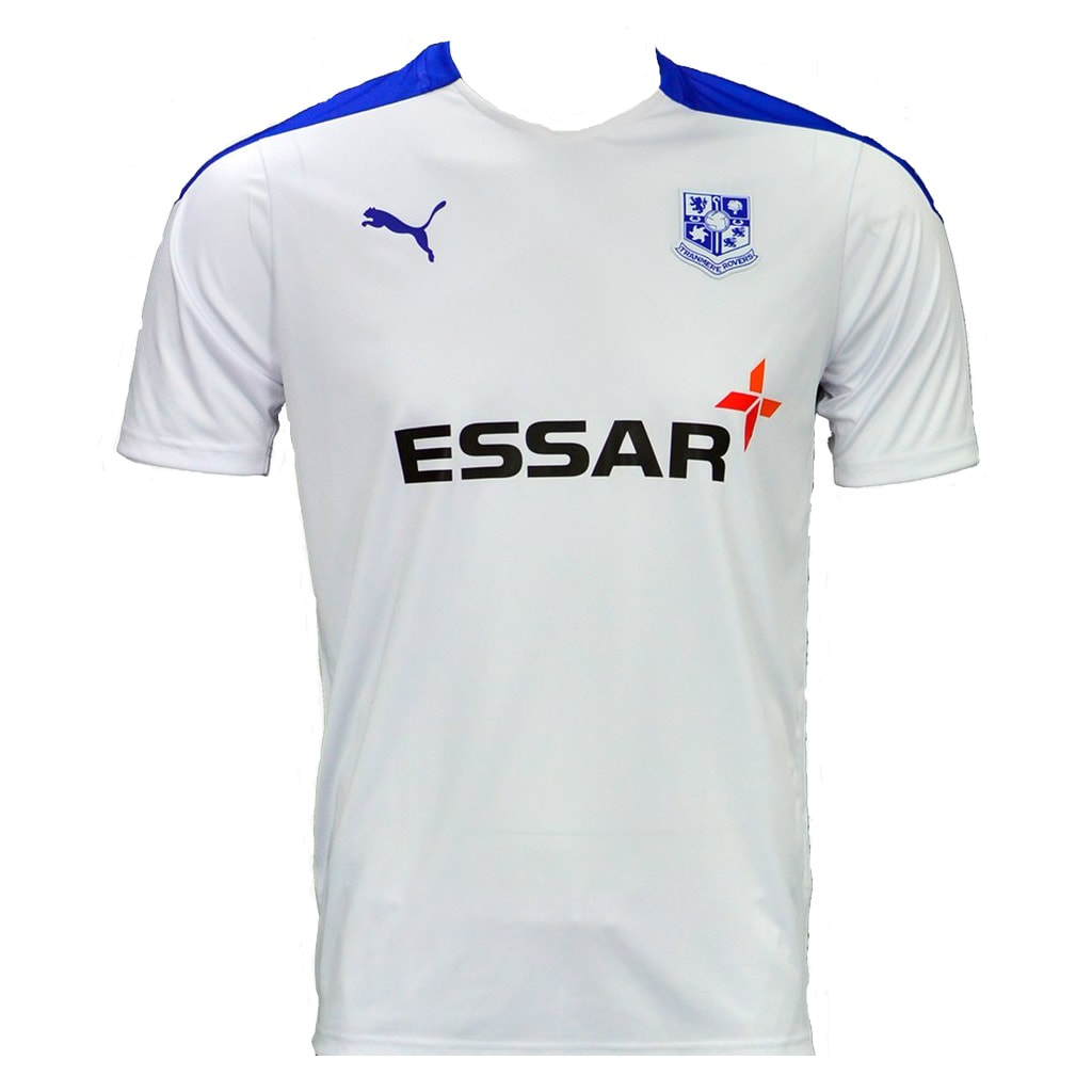 Tranmere Rovers Home 2020/2021 Football Shirt Manufactured By Puma. The Club Plays Football In England.