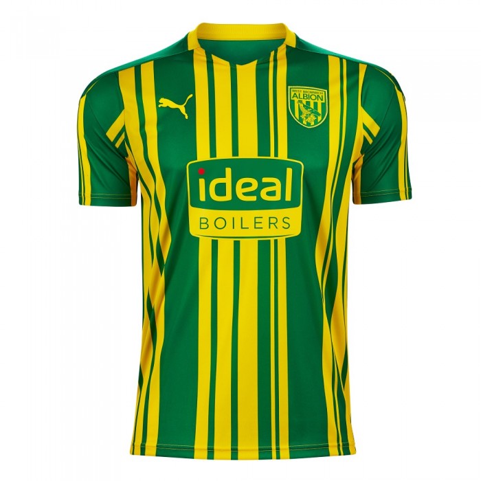 West Bromwich Albion Away 2020/2021 Football Shirt Manufactured By Puma. The Club Plays Football In The Premier League.