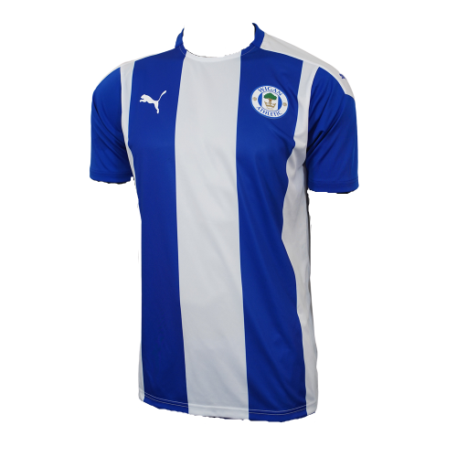 Wigan Athletic Home 2020/2021 Football Shirt Manufactured By Puma. The Club Plays Football In England.