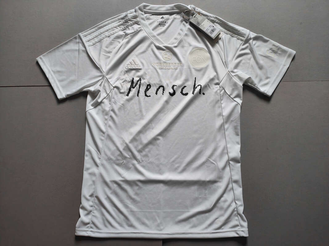 1. FC Nürnberg Mensch 2022/2023 Football Shirt Manufactured By Adidas. The Club Plays Football In Germany.