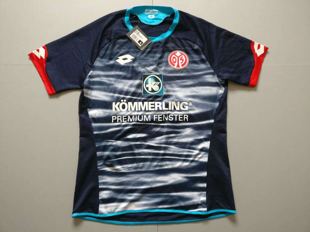 1. FSV Mainz 05 Third 2015/2016 Football Shirt Manufactured By Lotto. The Club Plays Football In Germany.