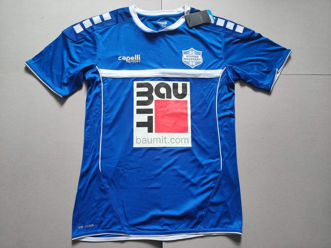 1. Wiener Neustädter SC Home 2019/2020 Football Shirt Manufactured By Capelli Sport. The Club Plays Football In Austria.