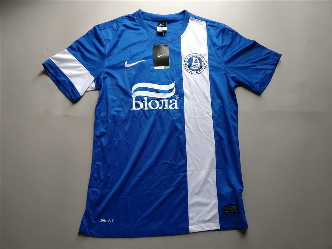 FC Dnipro Dnipropetrovsk Home 2013/2014 Shirt. BNWT. Medium. Club Football Shirts.