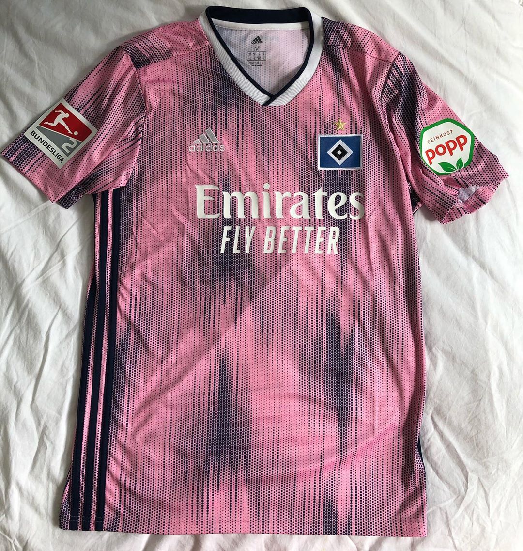 Hamburger SV Home 2019/2020 Football Shirt Manufactured By Adidas. The club plays football in Germany.