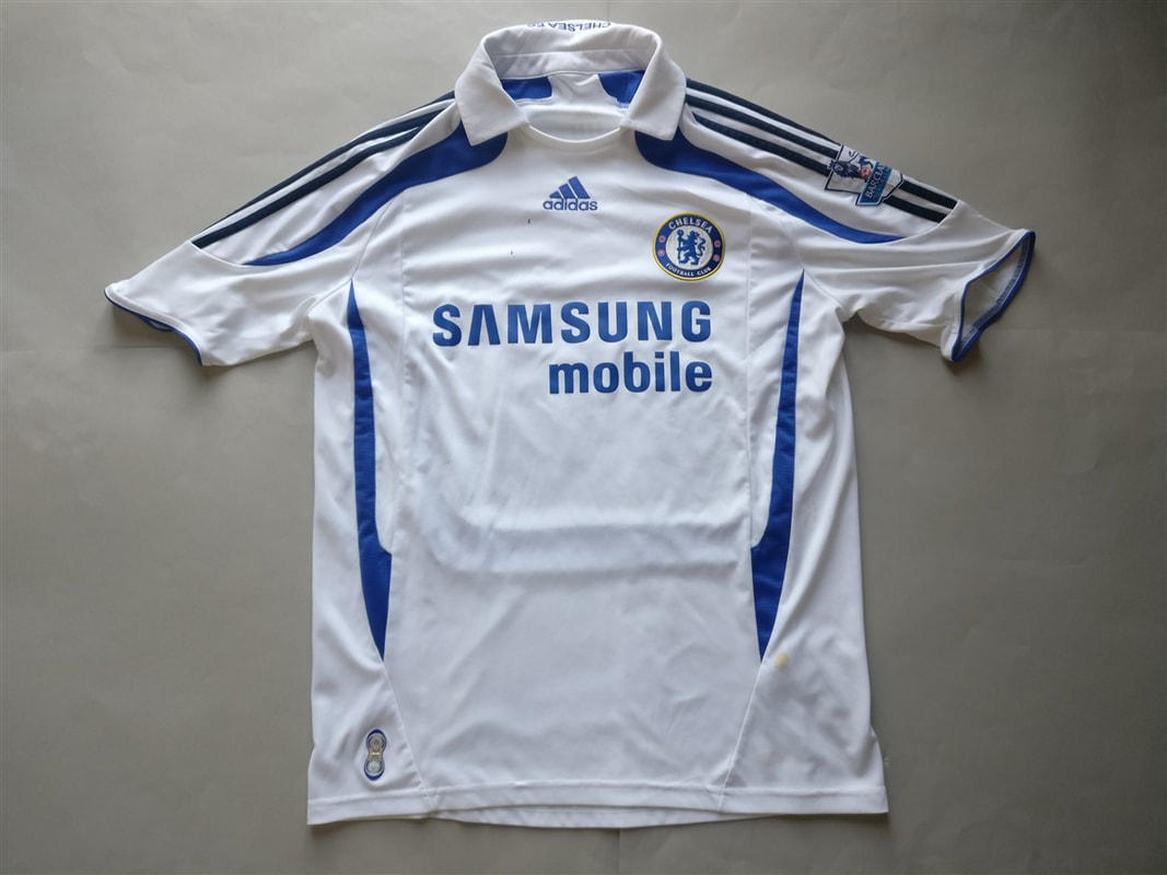 Chelsea F.C. Third 2007/2008 Football Shirt Manufactured By Adidas. The Shirt Is Sponsored By Samsung Mobile.