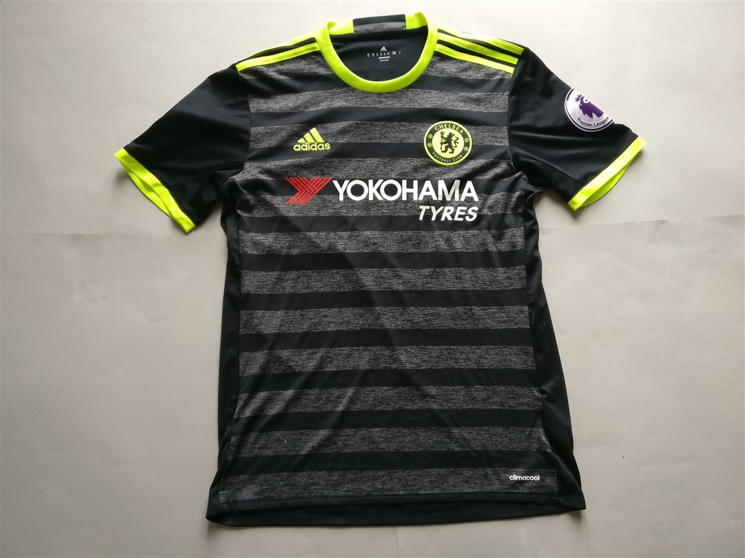 Chelsea F.C. Away 2016/2017 Football Shirt Manufactured By Adidas. The Shirt Is Sponsored By Yokohama Tyres.