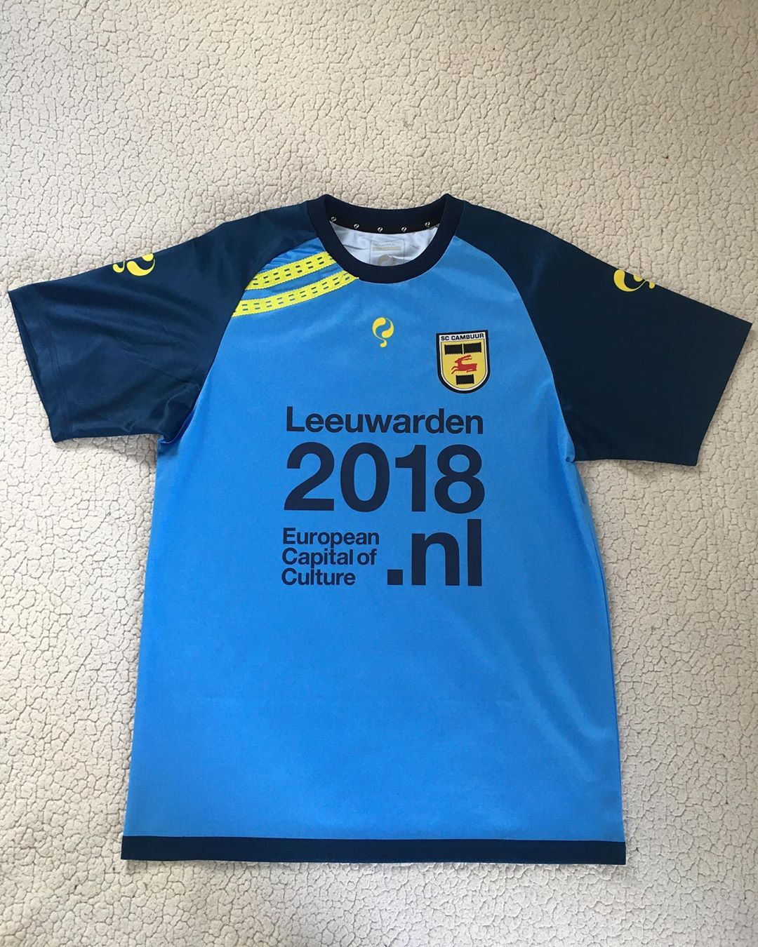SC Cambuur Away 2017/2018 Football Shirt. Medium. BNWT. Club Football Shirts.
