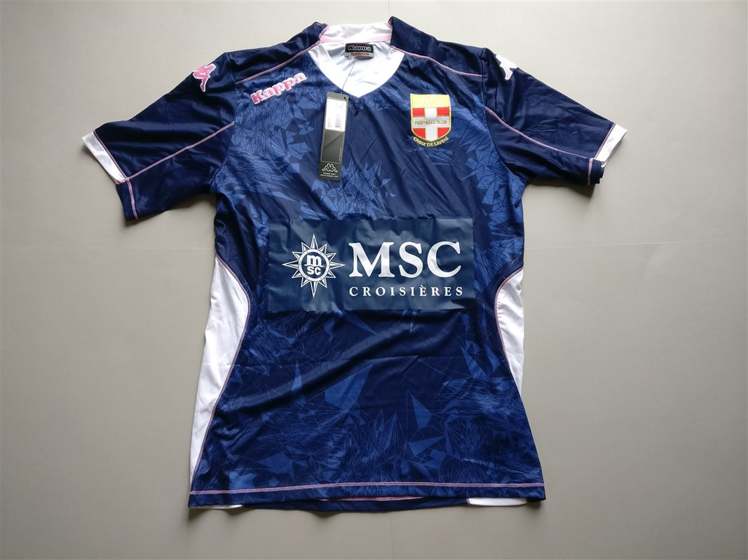 Evian Thonon Gaillard F.C. Away 2014/2015 Shirt. Medium. BNWT. Club Football Shirts.