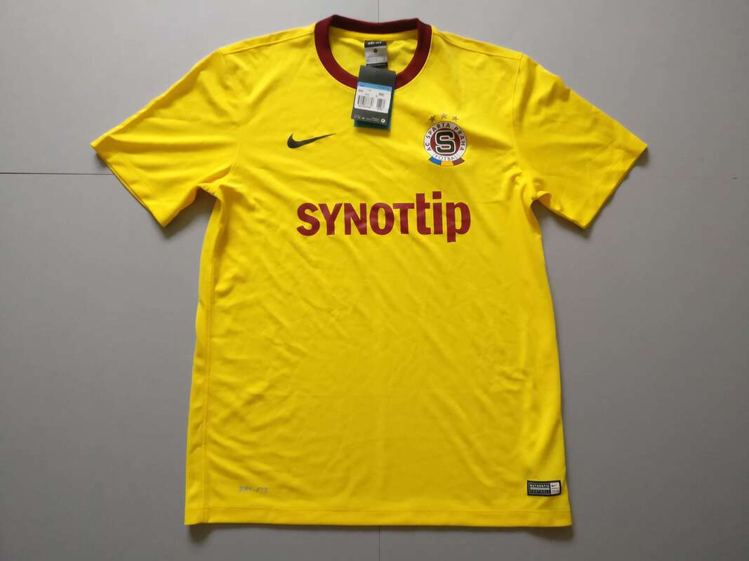 AC Sparta Prague Away 2014/215 Football Shirt Manufactured By Nike. The Team Plays Football In Czechia.