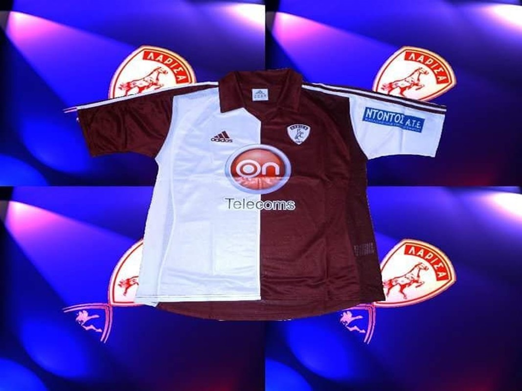 AE Larissa Home 2008/2009 Shirt. Club Football Shirts.