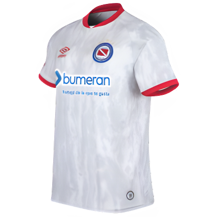 Argentinos Juniors Away 2022 Football Shirt. The shirt is manufactured by Umbro and the club plays in Argentina.