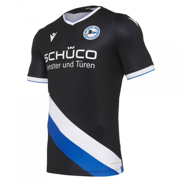 Arminia Bielefeld​​​​ Home 2020/2021 Football Shirt Manufactured By Macron. The Club Plays Football In Germany.