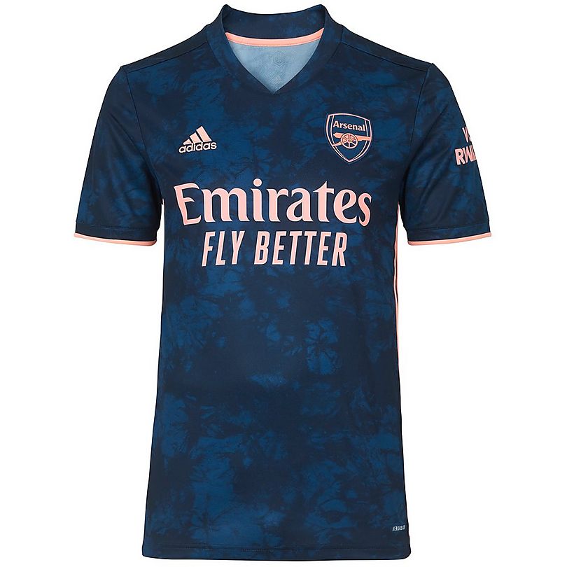 Arsenal F.C. Third 2020/2021 Football Shirt Manufactured By Adidas. The Club Plays Football In The Premier League.