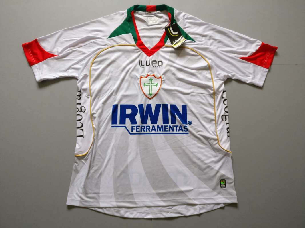 Portuguesa Away 2012/2013 Football Shirt Manufactured By Lupo. The Club Plays Football In Brazil.