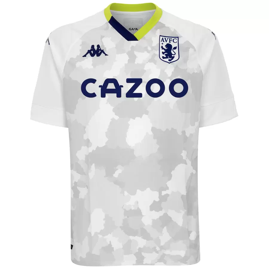 Aston Villa 2020/2021 Third Football Shirt Manufactured By Kappa. The Club Plays Football In England.