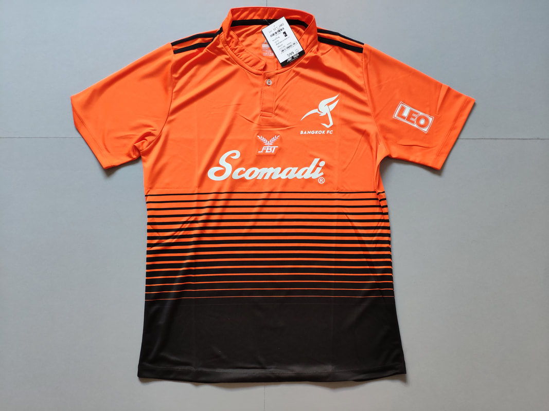 Bangkok F.C. Home 2019 Football Shirt Manufactured By FBT. The Club Plays Football In Thailand.
