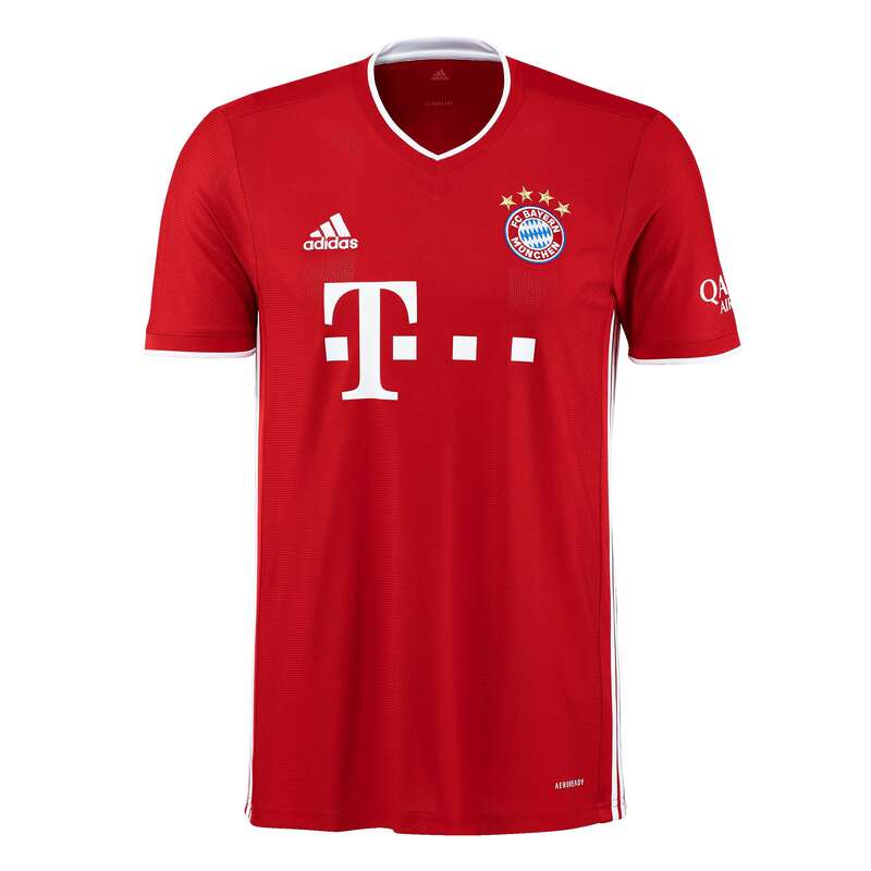 Bayern Munich Home 2020/2021 Football Shirt Manufactured By Adidas. The Club Plays Football In Germany.