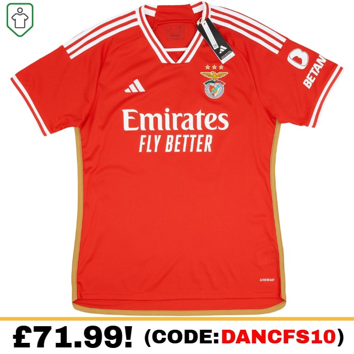 Benfica Home 2023/2024 Football Shirt