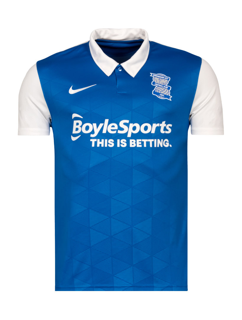 Birmingham City Home 2020/2021 Football Shirt Manufactured By Nike. The Club Plays Football In The Championship.