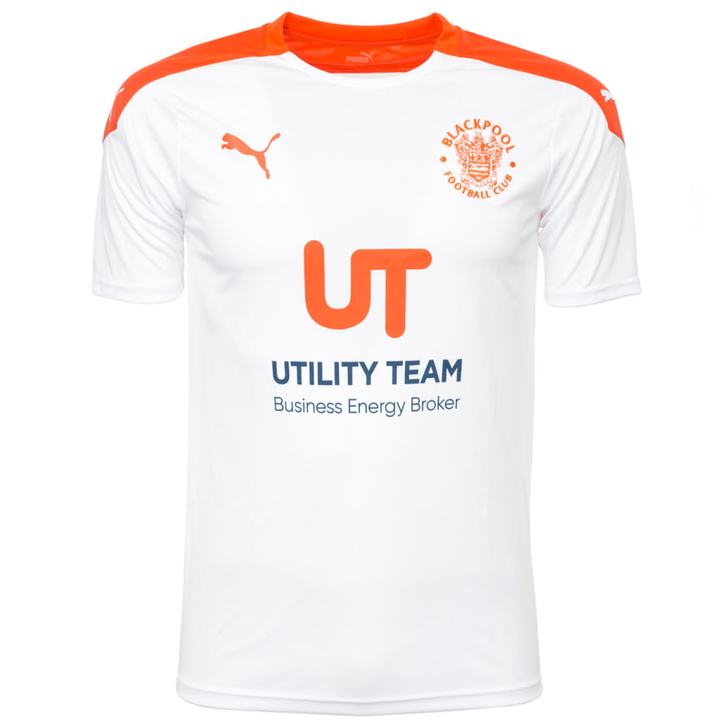 Blackpool Away 2020/2021 Football Shirt Manufactured By Puma. The Club Plays Football In League One.