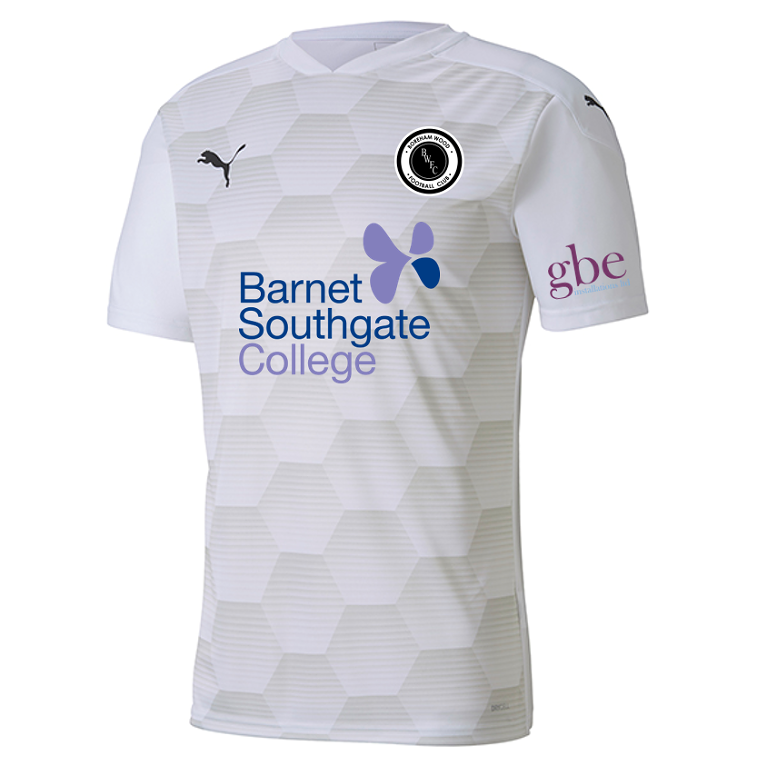 Boreham Wood Home 2020/2021 Football Shirt Manufactured By Puma. The Club Plays Football In England.