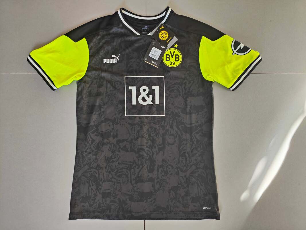 Borussia Dortmund Fourth (Null Ne90n) 2020/2021 Football Shirt Manufactured By Puma. The Club Plays Football In Germany.