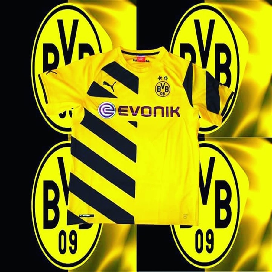 Borussia Dortmund Home 2014 2015 Shirt. Club Football Shirts.