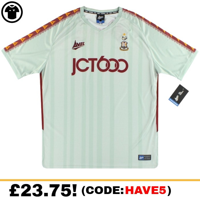 Bradford City Third 2020/2021 Football Shirt Manufactured By Avec. The Club Plays In England.