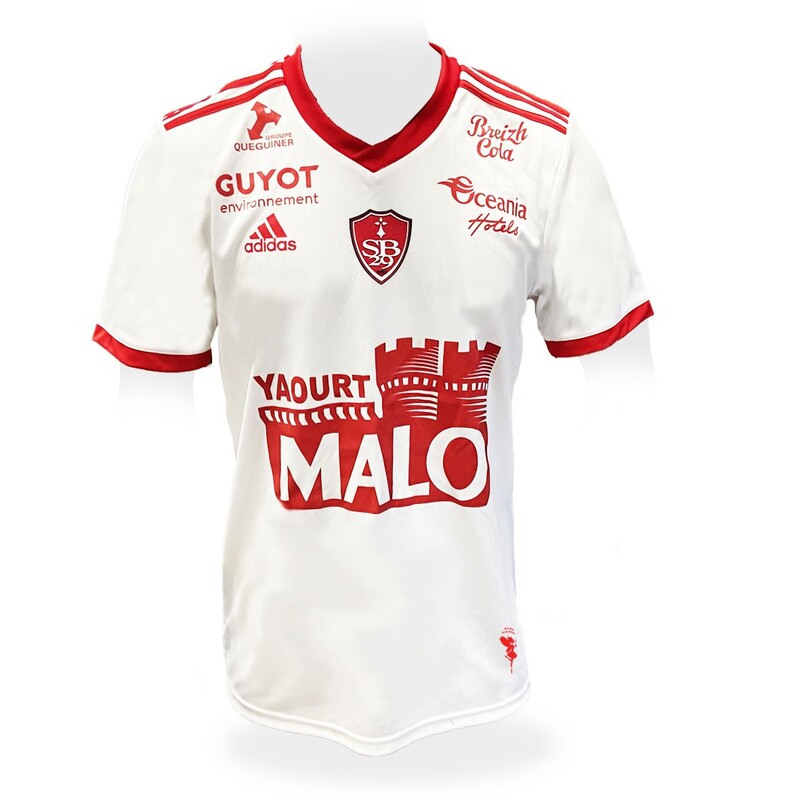 Brest​​ Away 2020/2021 Football Shirt Manufactured By Adidas. The Club Plays Football In France.