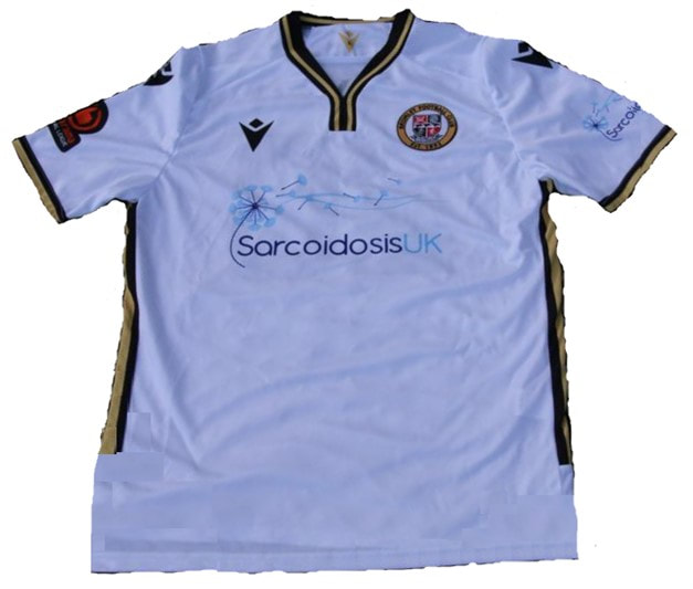 Bromley Home 2020/2021 Football Shirt Manufactured By Macron. The Club Plays Football In England.