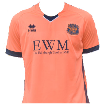 Carlisle United Away 2020/2021 Football Shirt Manufactured By Errea. The Club Plays Football In England.