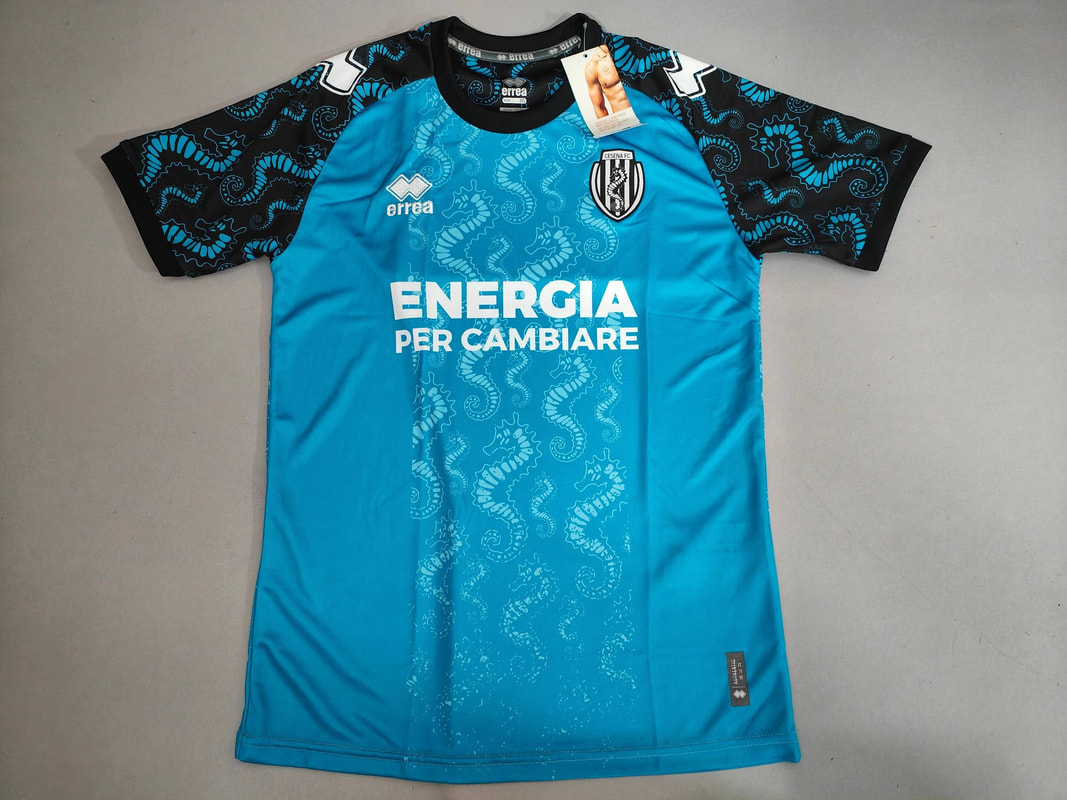 Cesena FC Third 2023/2024 Football Shirt Manufactured By Errea. The Club Plays Football In Italy.