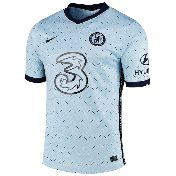 Chelsea 2020/2021 Away Football Shirt Manufactured By Nike. The Club Plays Football In England.