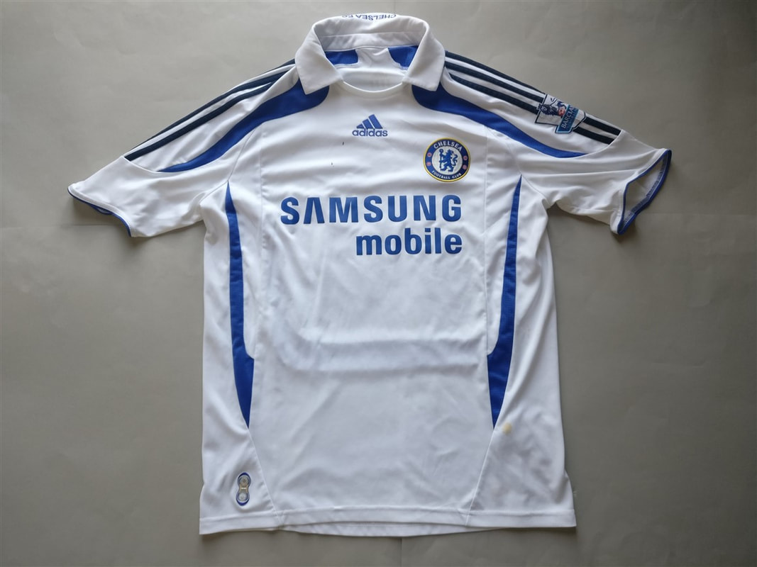 Chelsea F.C. Third 2007/2008 Football Shirt Manufactured By Adidas. The Club Plays Football In England.