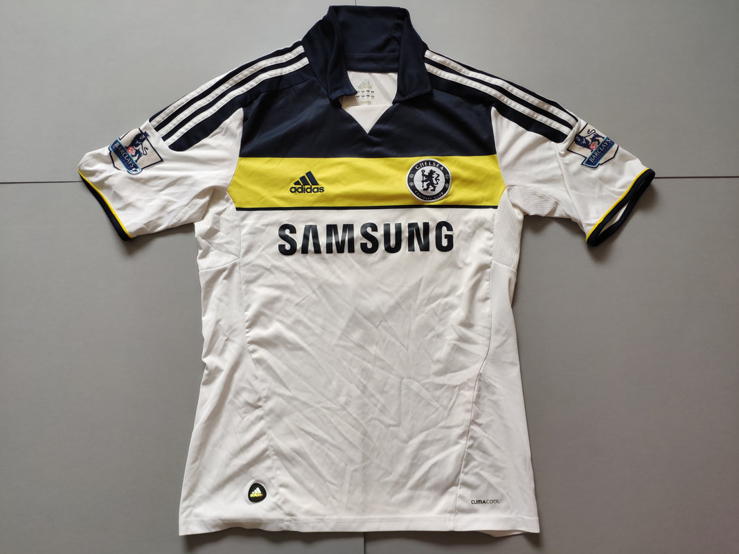 Chelsea F.C. Third 2010/2011 Football Shirt Manufactured By Adidas. The Club Plays Football In England.